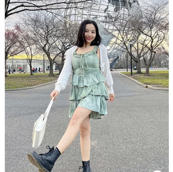 Cider Dresses | Vineyard Strolls Green Corset Mini Dress Cider | Color: Green | Size: M | Jnnichole96's Closet Cider Dresses | Vineyard Strolls Green Corset Mini Dress Cider | Color: Green | Size: M | Jnnichole96's Closet